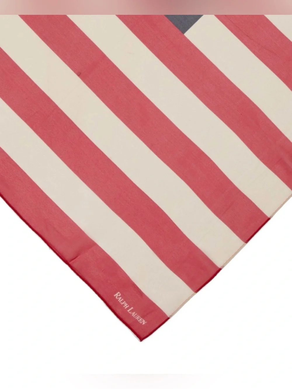 RL AMERICAN FLAG SILK SCARF